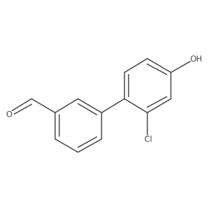 2'-Chloro-4'-hydroxy-[1,1'-biphenyl]-3-carbaldehyde Structure