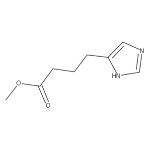 1H-Imidazole-5-butanoic acid methyl ester结构式