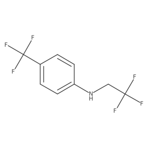 N-(2,2,2-trifluoroethyl)-4-(trifluoromethyl)aniline Structure