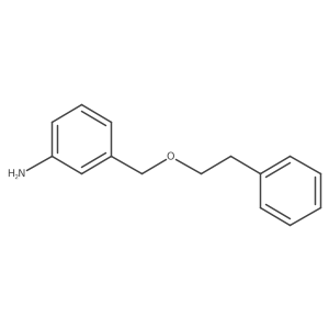 3-[(2-Phenylethoxy)methyl]aniline Structure