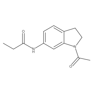 N-(1-acetyl-2,3-dihydro-1H-indol-6-yl)propanamide Structure