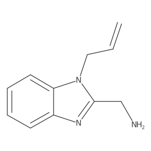 (1-Allyl-1H-benzo[d]imidazol-2-yl)methanamine结构式