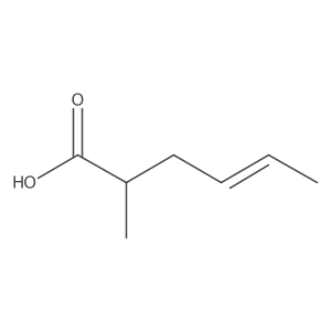 (4E)-2-methylhex-4-enoic acid Structure
