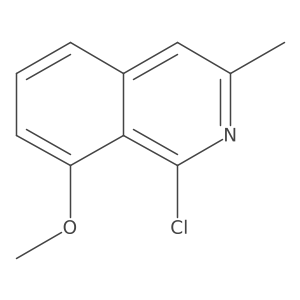 1-Chloro-8-methoxy-3-methylisoquinoline Structure
