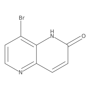 8-Bromo-1,5-naphthyridin-2(1h)-one Structure