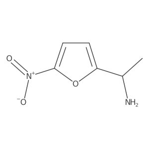 (1S)-1-(5-nitrofuran-2-yl)ethan-1-amine结构式