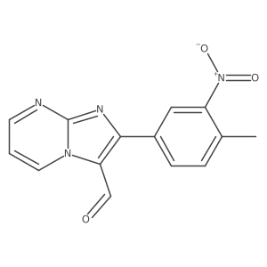 2-(4-Methyl-3-nitrophenyl)imidazo[1,2-a]pyrimidine-3-carbaldehyde结构式