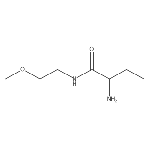 2-Amino-N-(2-methoxy-ethyl)-butyramide Structure