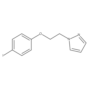 1-[2-(4-Iodophenoxy)ethyl]-1H-pyrazole结构式