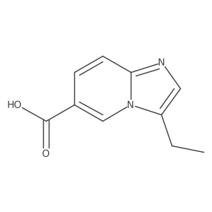 3-Ethylimidazo[1,2-a]pyridine-6-carboxylic acid结构式