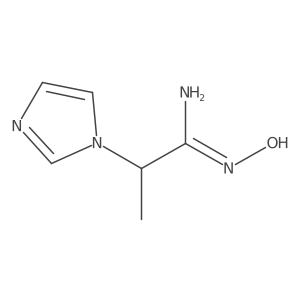 N'-hydroxy-2-(1H-imidazol-1-yl)propanimidamide Structure