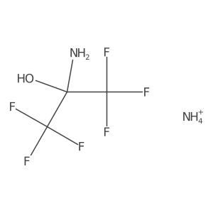 Azanium;2-amino-1,1,1,3,3,3-hexafluoropropan-2-ol Structure