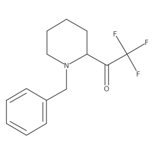 1-(1-Benzylpiperidin-2-yl)-2,2,2-trifluoroethan-1-one Structure