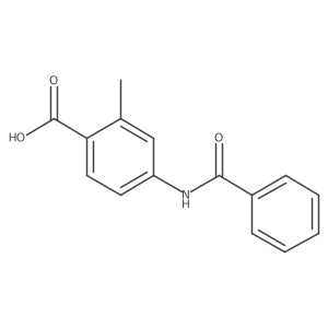 4-Benzamido-2-methylbenzoic acid结构式