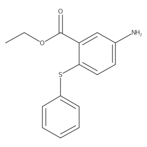 Ethyl 5-amino-2-(phenylsulfanyl)benzoate Structure
