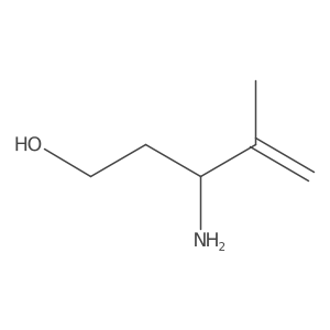 3-Amino-4-methylpent-4-en-1-ol Structure