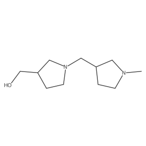 (1-((1-Methylpyrrolidin-3-yl)methyl)pyrrolidin-3-yl)methanol Structure
