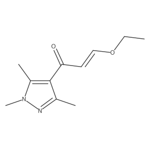 3-Ethoxy-1-(1,3,5-trimethyl-1h-pyrazol-4-yl)prop-2-en-1-one Structure