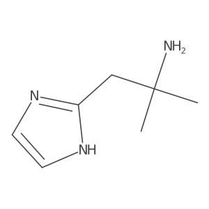 1-(1H-Imidazol-2-YL)-2-methylpropan-2-amine结构式