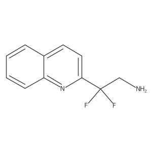 2-Quinolineethanamine, beta,beta-difluoro-结构式