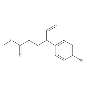 Methyl 4-(4-bromophenyl)-5-oxopentanoate Structure