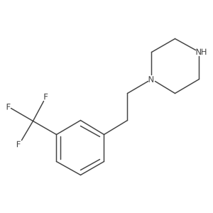 1-{2-[3-(Trifluoromethyl)phenyl]ethyl}piperazine Structure