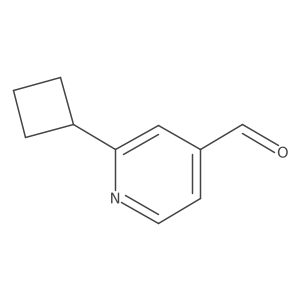 4-Pyridinecarboxaldehyde, 2-cyclobutyl-结构式