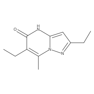 2,6-Diethyl-7-methylpyrazolo[1,5-a]pyrimidin-5-ol Structure