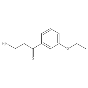 3-Amino-1-(3-ethoxyphenyl)propan-1-one Structure