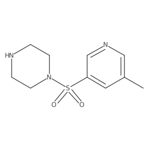 1-((5-Methylpyridin-3-yl)sulfonyl)piperazine Structure