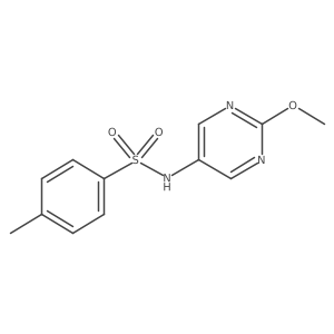 N-(2-methoxypyrimidin-5-yl)-4-methylbenzenesulfonamide结构式