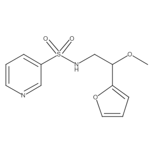 N-[2-(furan-2-yl)-2-methoxyethyl]pyridine-3-sulfonamide结构式