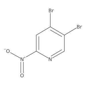 4,5-Dibromo-2-nitropyridine Structure