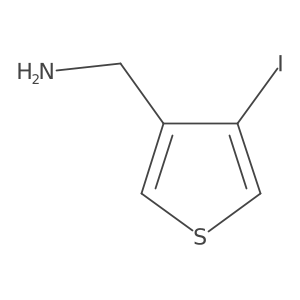 (4-Iodothiophen-3-yl)methanamine结构式