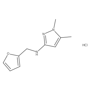 N-(2-Furylmethyl)-1,5-dimethyl-1H-pyrazol-3-amine结构式