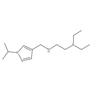 [2-(diethylamino)ethyl]({[1-(propan-2-yl)-1H-pyrazol-4-yl]methyl})amine Structure