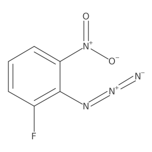 2-Azido-1-fluoro-3-nitrobenzene Structure