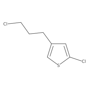 2-Chloro-4-(3-chloropropyl)thiophene结构式
