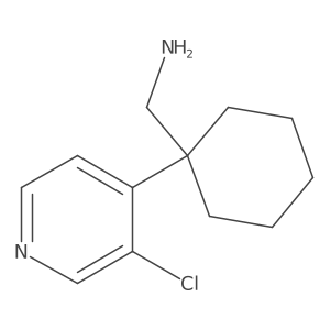 [1-(3-Chloropyridin-4-yl)cyclohexyl]methanamine Structure