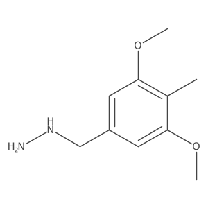 [(3,5-Dimethoxy-4-methylphenyl)methyl]hydrazine结构式