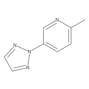 2-Methyl-5-(2H-1,2,3-triazol-2-yl)pyridine Structure