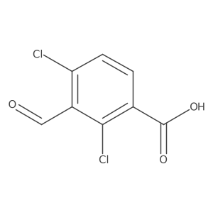 2,4-Dichloro-3-formylbenzoic acid Structure