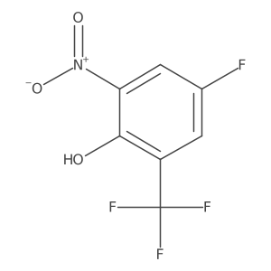 4-Fluoro-2-nitro-6-(trifluoromethyl)phenol Structure