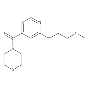 (2-(2-Methoxyethoxy)pyridin-4-yl)(morpholino)methanone Structure
