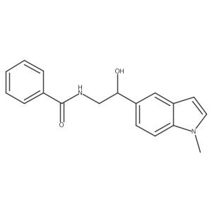 N-(2-hydroxy-2-(1-methyl-1H-indol-5-yl)ethyl)benzamide Structure