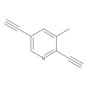 2,5-Diethynyl-3-methylpyridine Structure