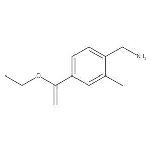 [4-(1-Ethoxyethenyl)-2-methylphenyl]methanamine结构式
