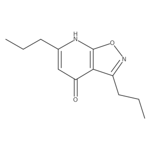 3,6-Dipropyl-[1,2]oxazolo[5,4-b]pyridin-4-ol结构式