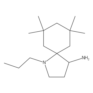 7,7,9,9-Tetramethyl-1-propyl-1-azaspiro[4.5]decan-4-amine Structure