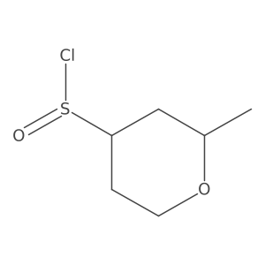 2-Methyloxane-4-sulfinyl chloride Structure